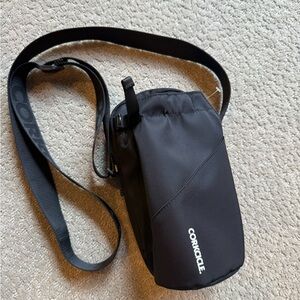 Corkcicle Black Water Bottle Sling Bag